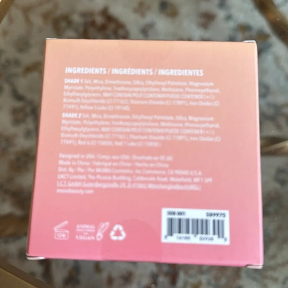 01 Sweet Peach MOIRA BEAUTY SIGNATURE OMBRE BLUSH